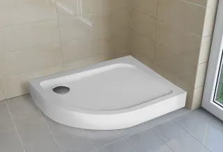 Nero E íves aszimmetrikus zuhanytálca 100x80 balos