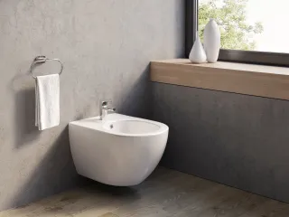 Uni Chrome bidé, fehér