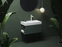 SD Lite 80 B fürdőszobai szekrény mosdó alá Grey Green