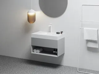 SD Lite 80 fürdőszobai szekrény mosdó alá Smoke Grey