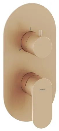 Eleganta falba süllyesztett csaptelep, háromutas, belső egység nélkül EL 068.60RGB.O3.RB07F, Rose Gold Brushed