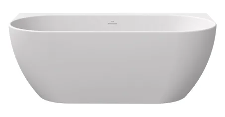 Freedom Wall 166x80 akrilkád, fehér, fehér/fekete/króm lefolyó