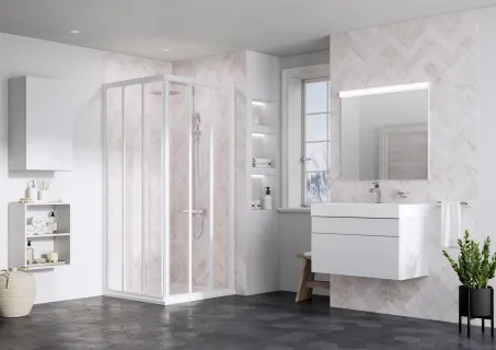 Supernova ASRV3-80 zuhanykabin 198 fehér+transparent