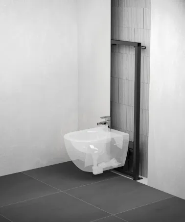 Uni Chrome bidé, fehér