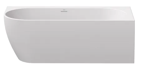 Freedom Corner 170x80 akrilkád, jobb, fehér, fehér/fekete/króm lefolyó