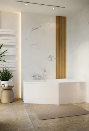 Venus aszimmetrikus akril kád 160x90 jobbos