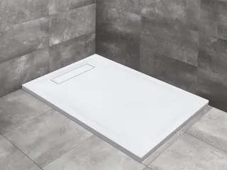 Doris F lapos szögletes fehér zuhanytálca 170x80 fehér