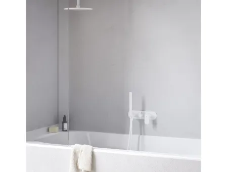 Eleganta falba süllyesztett csaptelep szettel, háromutas, belső egység nélkül EL 068.10WV.O3.RB07D.+S, White Velvet