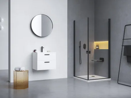 Chrome ülőke Clear/fekete