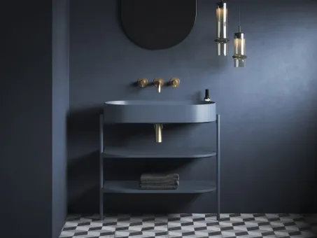 Yard 80 kerámiamosdó Deepsea Blue, túlfolyó furat nélkül