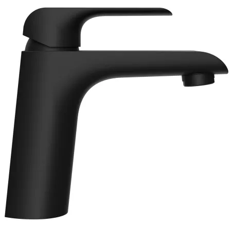 Flat fekete álló mosdócsaptelep leeresztő nélkül FL 014.20BL, fekete