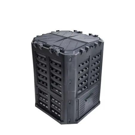 KOMPOST 480 literes fekete műanyag komposztáló