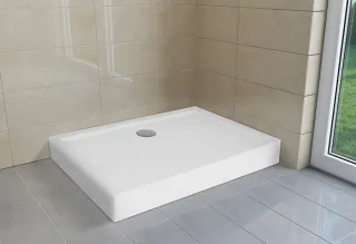 Nero D szögletes aszimmetrikus zuhanytálca 100x80