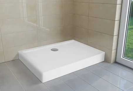 Nero D szögletes aszimmetrikus zuhanytálca 100x80