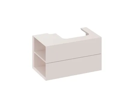 SD Lite 80 B fürdőszobai szekrény mosdó alá Alabaster Pink