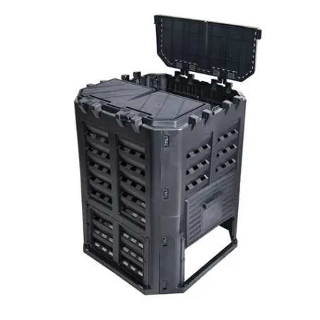 KOMPOST 480 literes fekete műanyag komposztáló