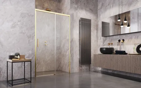 Idea Gold DWJ arany zuhanyajtó 100 átlátszó jobbos