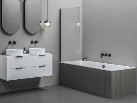 City Slim 180 x 80 akrilkád fehér