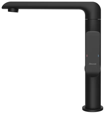 Flat fekete konyhai álló mosogató csaptelep FL 016.20BL, fekete