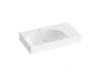 Lite 80/60 mosdó jobb fehér, túlfolyó nélkül, csaptelep furattal