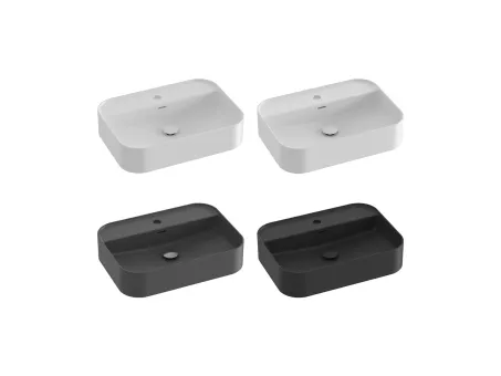 Ceramic Slim Shelf R 55 kerámiamosdó matt fehér