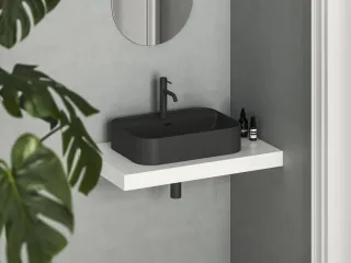 Ceramic Slim Shelf R 55 kerámiamosdó matt fekete