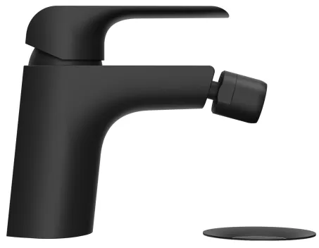 Flat fekete bidécsaptelep leeresztővel FL 055.20BL, fekete