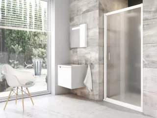 Blix BLDP2-120 zuhanyajtó fehér+grape