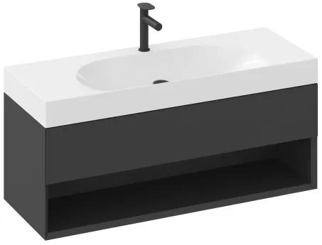 Lite 120/80 S mosdó fehér, túlfolyó nélkül, csaptelep furattal