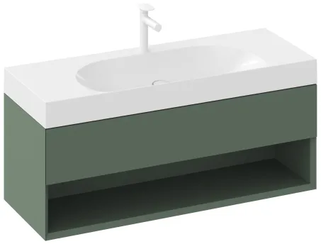 Lite 120/80 S mosdó fehér, túlfolyó nélkül, csaptelep furattal