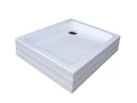 Aneta 75x90 zuhanytálca PU fehér