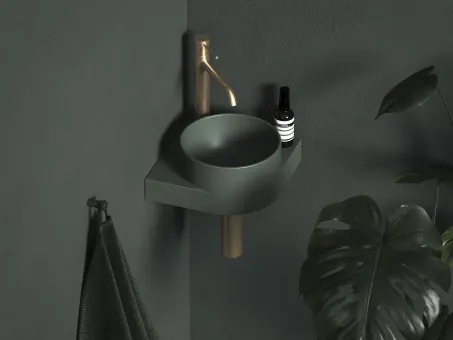 Espirit álló mosdócsaptelep 250 mm leeresztő nélkül ES 014.60GLB, Gold Brushed