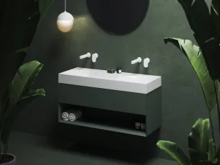 SD Lite 120 fürdőszobai szekrény mosdó alá Grey Green