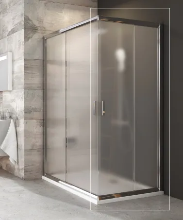 Blix BLRV2K-100 zuhanykabin krómhatású+grape (1 oldal)