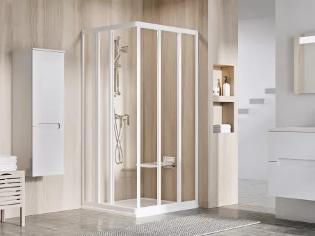 Supernova ASRV3-90 zuhanykabin 198 fehér+transparent