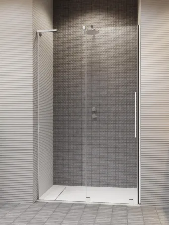 Furo SL DWJ zuhanyajtó 90 átlátszó balos