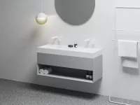 SD Lite 120 fürdőszobai szekrény mosdó alá Smoke Grey