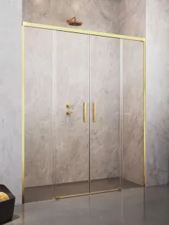 Idea Gold DWD arany zuhanyajtó 140 átlátszó