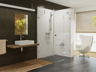 Brilliant BSDPS-80 jobb zuhanykabin króm+transparent