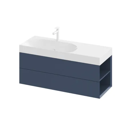 Lite 120/80 mosdó jobb fehér, túlfolyó nélkül, csaptelep furattal