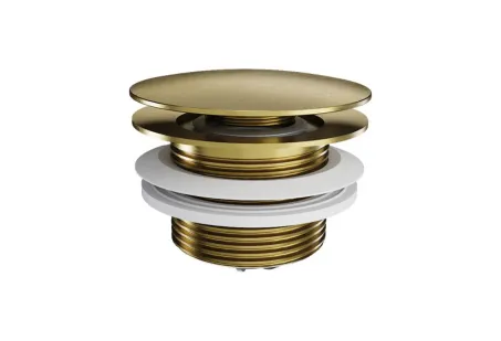 Lefolyó dugó térben álló kádakhoz - szálcsiszolt réz