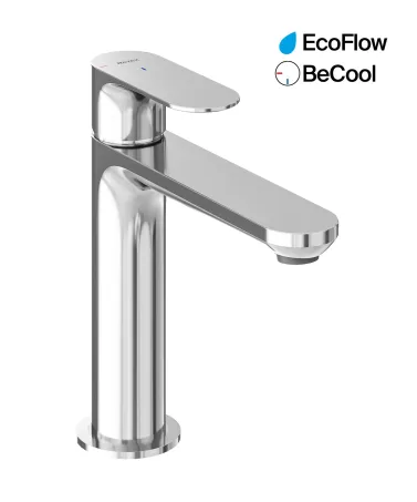 Eleganta álló mosdócsaptelep BeCool 174 mm leeresztő nélkül EL 012.01CR, Chrome