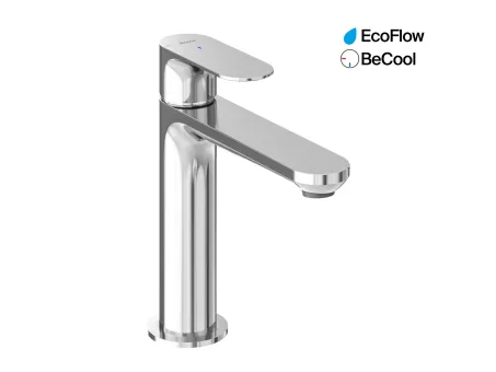Eleganta álló mosdócsaptelep BeCool 174 mm leeresztő nélkül EL 012.01CR, Chrome