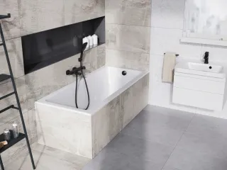 10° akrilkád Slim 170x75 fehér