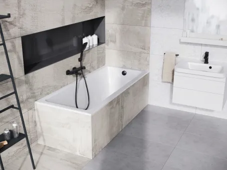 10° akrilkád Slim 170x75 fehér