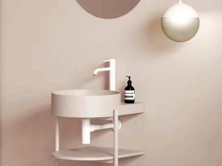 Yard 40 kerámiamosdó Alabaster Pink