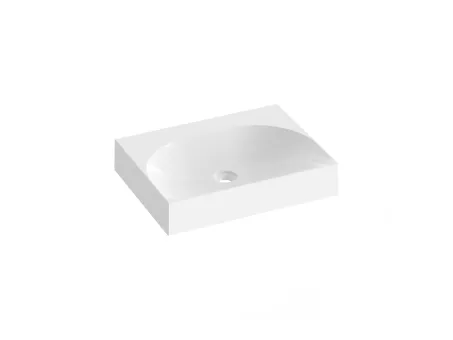 Lite 60 mosdó fehér, túlfolyó és csaptelep furat nélkül