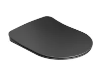 Uni Chrome Flat WC ülőke fekete