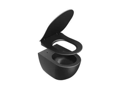 Uni Chrome Flat WC ülőke fekete