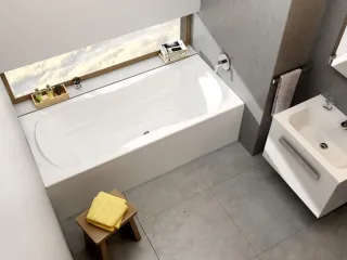 Campanula II 170x75 akrilkád fehér